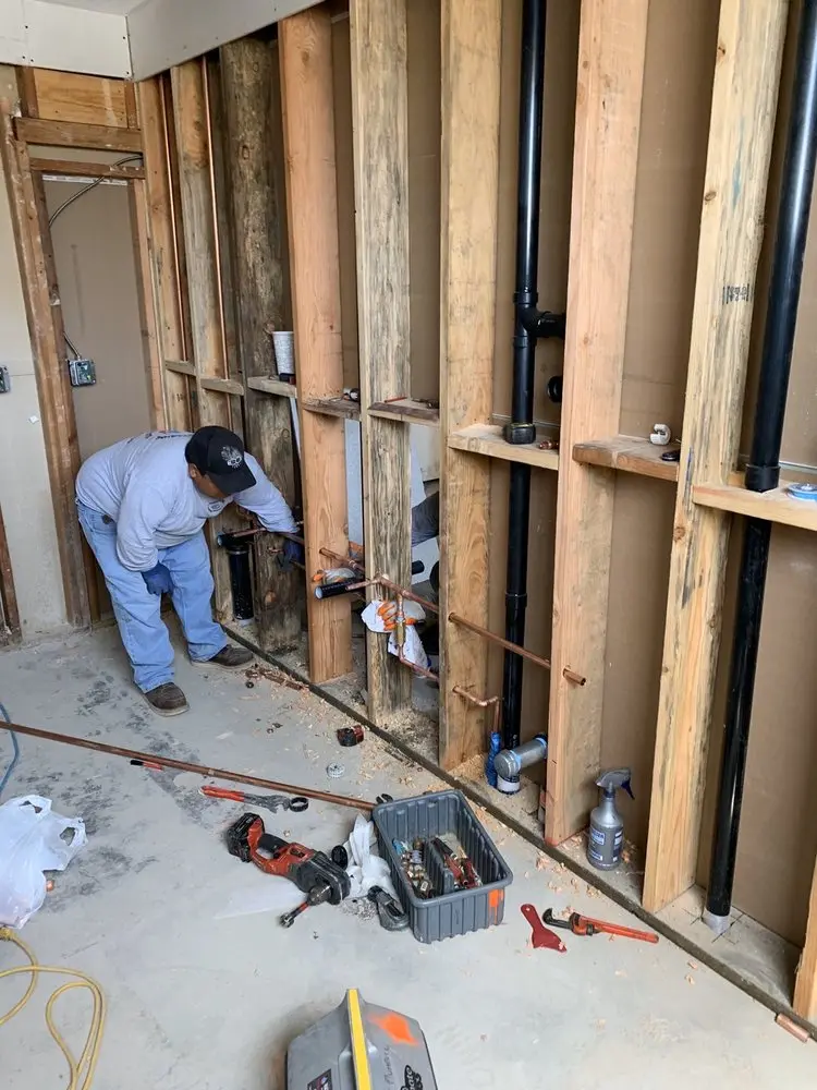 Commercial rough-in plumbing for Water Heater Replacement in Lower Boston Street